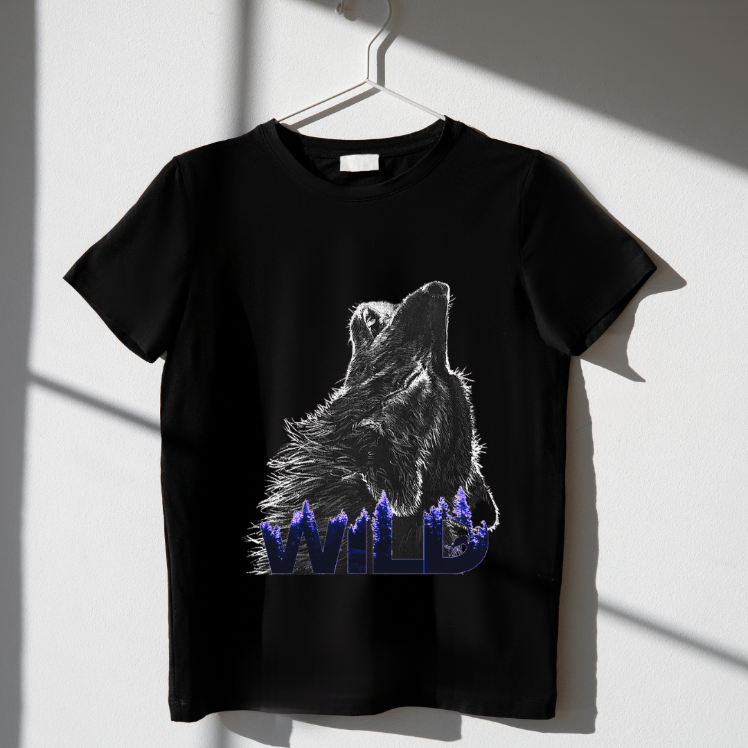 Wild Wolf Short Sleeves T Shirt