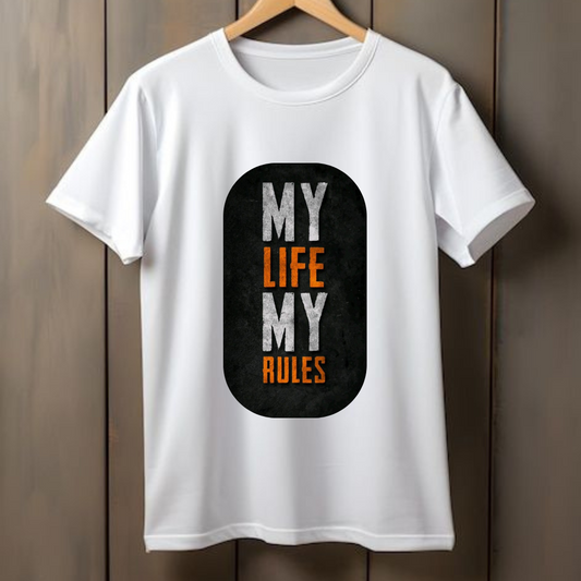 My Life My Rules Short Sleeves T Shirt